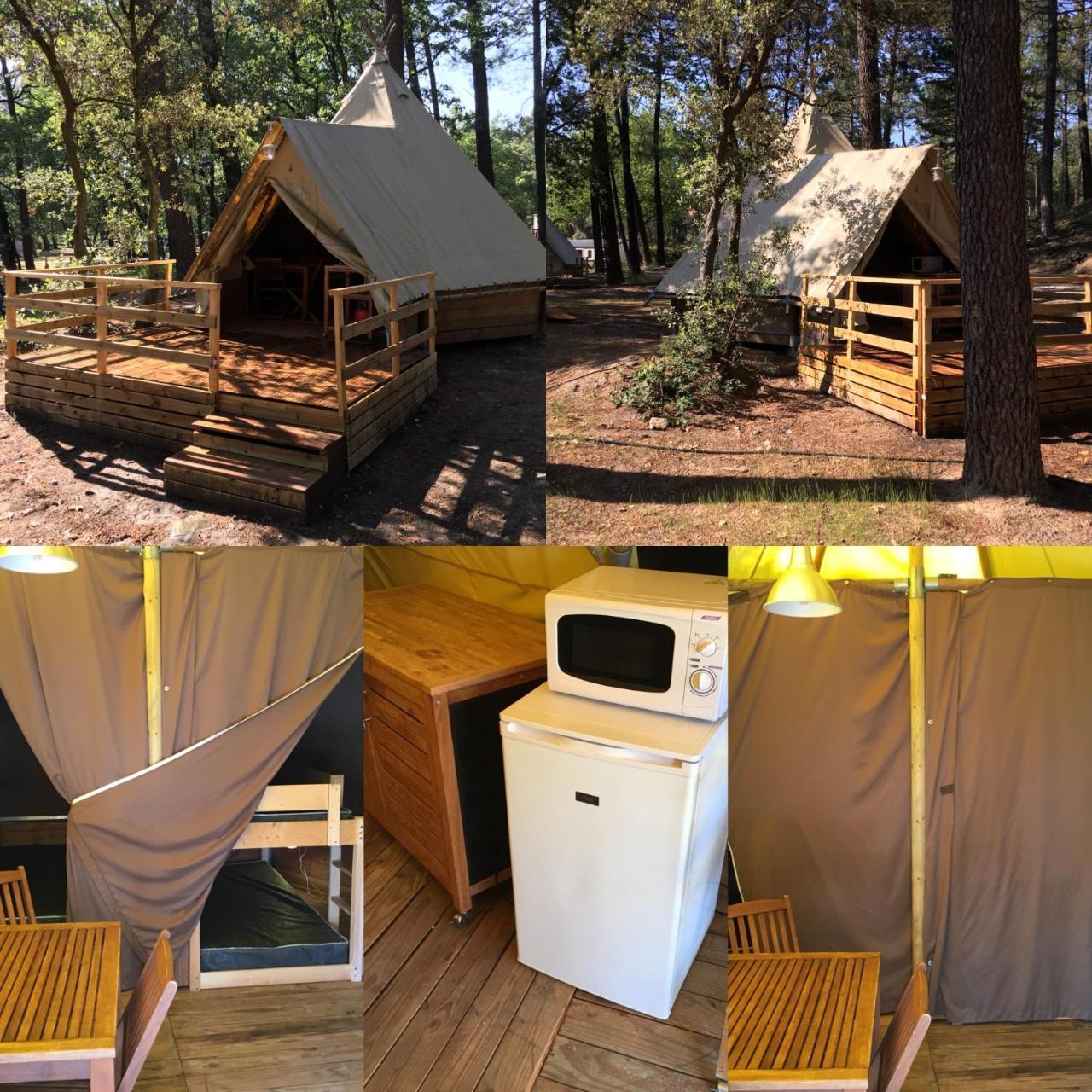 Camping La Simioune En Provence 볼렌느 외부 사진